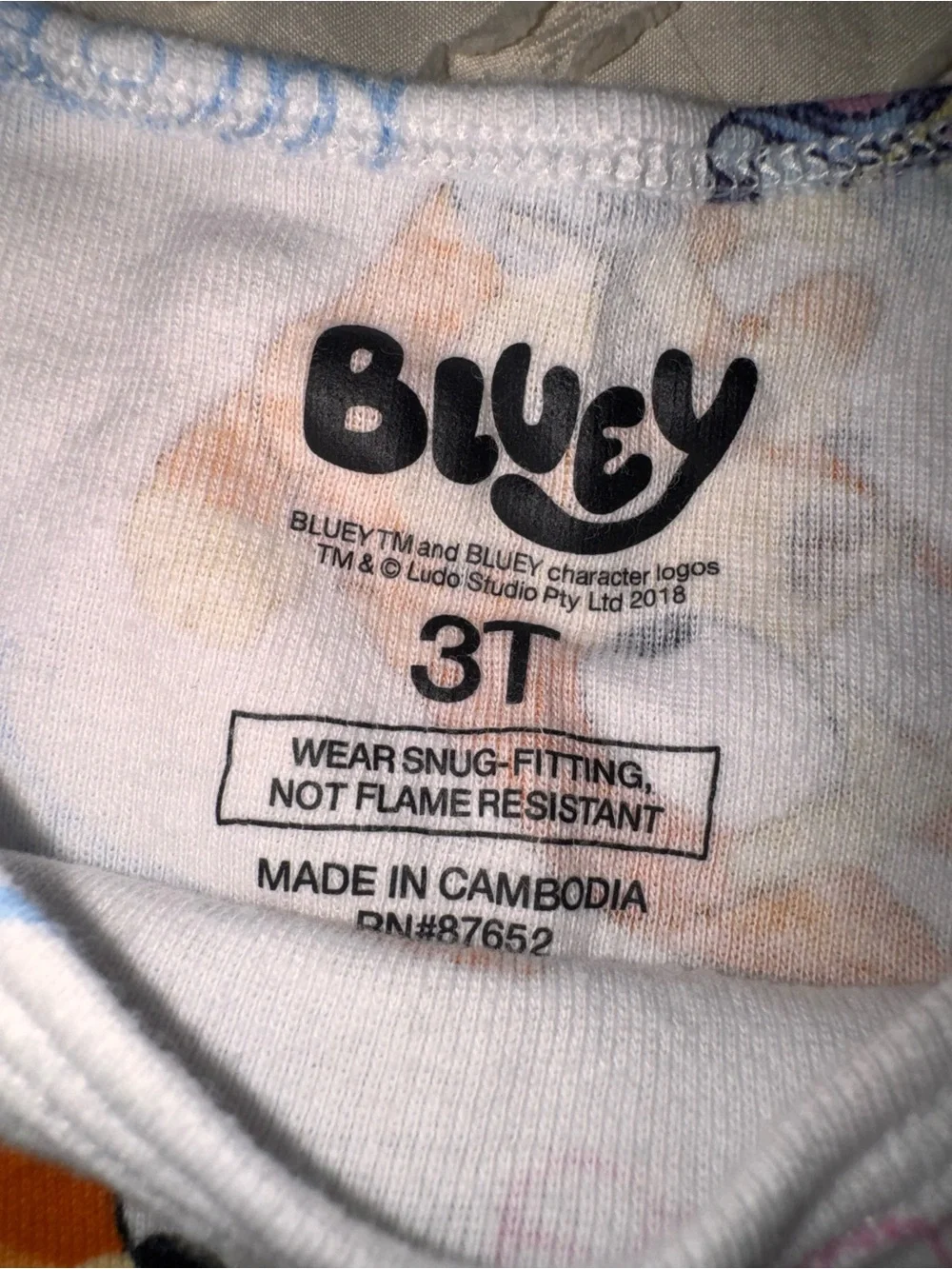 Bluey soft white